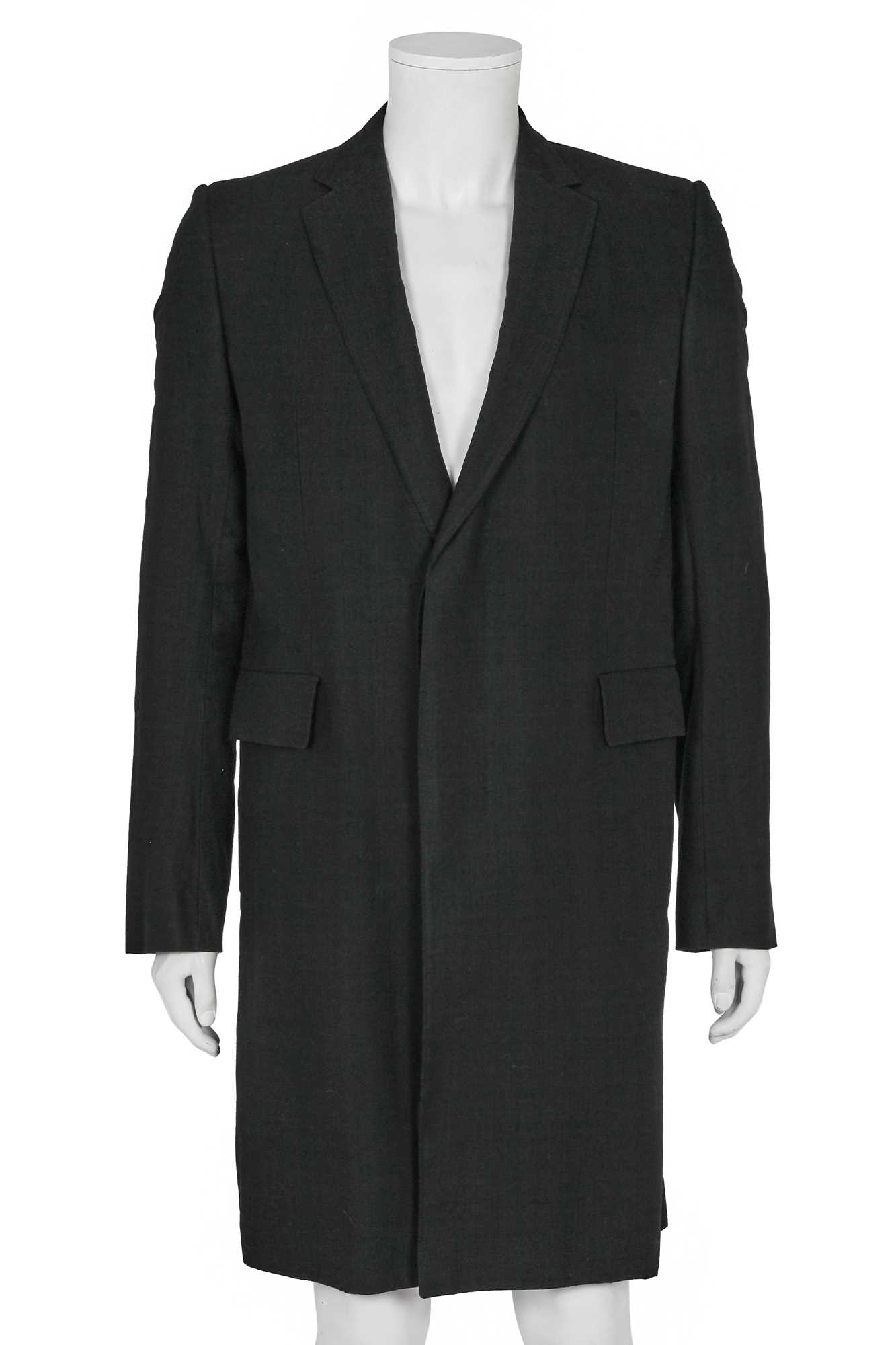 Lot 341 - A Carol Christian Poell men's black cotton coat, 'Paranoid' collection, Spring-Summer 2007