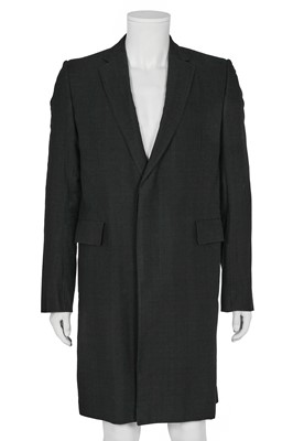 Lot 341 - A Carol Christian Poell men's black cotton coat, 'Paranoid' collection, Spring-Summer 2007