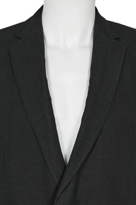 Lot 341 - A Carol Christian Poell men's black cotton coat, 'Paranoid' collection, Spring-Summer 2007