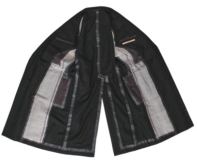 Lot 341 - A Carol Christian Poell men's black cotton coat, 'Paranoid' collection, Spring-Summer 2007