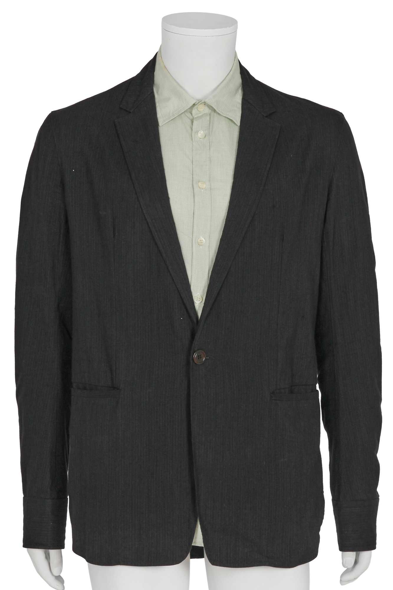 Lot 343 - A Carol Christian Poell men's blazer and shirt ensemble, 'Paranoid' collection, Spring-Summer 2007