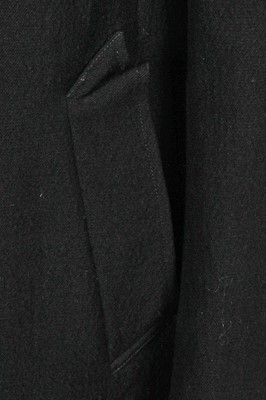 Lot 360 - A Carol Christian Poell men's crinkle-textured black wool coat, Autumn-Winter 2008-09