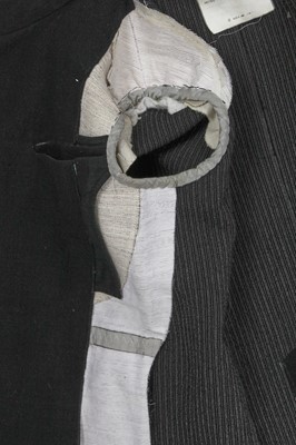 Lot 360 - A Carol Christian Poell men's crinkle-textured black wool coat, Autumn-Winter 2008-09