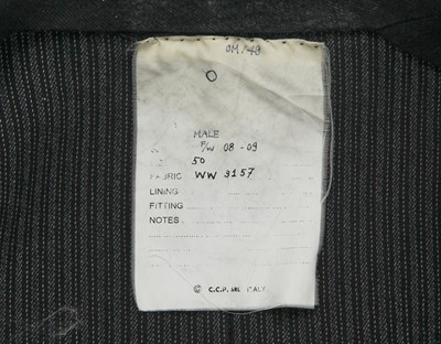 Lot 360 - A Carol Christian Poell men's crinkle-textured black wool coat, Autumn-Winter 2008-09