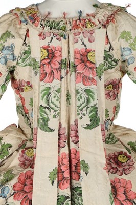 Lot 118 - A robe à la Française, the silk 1730s, the...