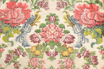 Lot 118 - A robe à la Française, the silk 1730s, the...