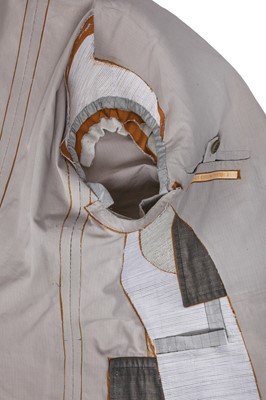 Lot 358 - A Carol Christian Poell men's light grey cotton blazer, '00 Off Scene' collection, Spring-Summer 2008