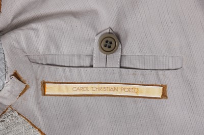 Lot 358 - A Carol Christian Poell men's light grey cotton blazer, '00 Off Scene' collection, Spring-Summer 2008