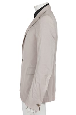 Lot 358 - A Carol Christian Poell men's light grey cotton blazer, '00 Off Scene' collection, Spring-Summer 2008