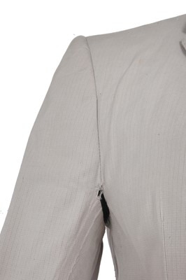 Lot 358 - A Carol Christian Poell men's light grey cotton blazer, '00 Off Scene' collection, Spring-Summer 2008