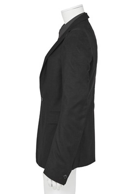 Lot 357 - A Carol Christian Poell men's black textured wool blazer, '00 Off Scene' collection, Spring-Summer 2008