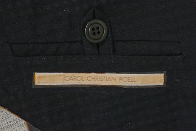 Lot 356 - A Carol Christian Poell men's black cotton-blend blazer, '00 Off Scene' collection, Spring-Summer 2008
