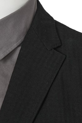 Lot 356 - A Carol Christian Poell men's black cotton-blend blazer, '00 Off Scene' collection, Spring-Summer 2008