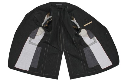 Lot 356 - A Carol Christian Poell men's black cotton-blend blazer, '00 Off Scene' collection, Spring-Summer 2008