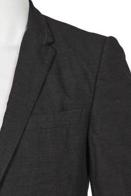 Lot 370 - A Carol Christian Poell men's garment-dyed black cotton-blend blazer, 'Self-Same' collection, 2009
