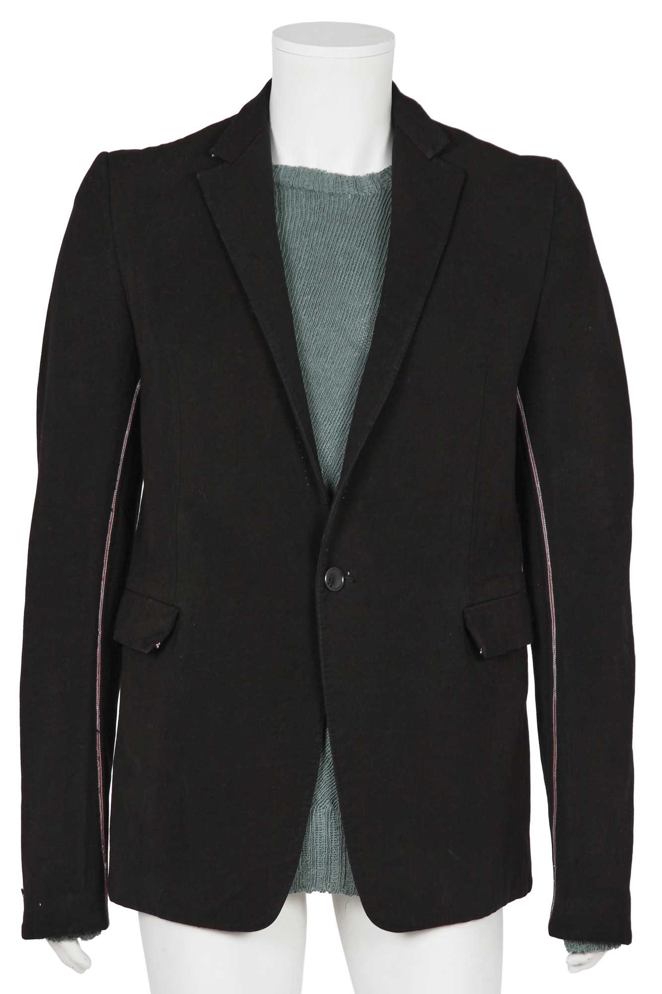 Lot 380 - A Carol Christian Poell men's blazer and sweater ensemble, 'Dead End' collection, 2010