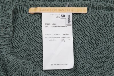 Lot 380 - A Carol Christian Poell men's blazer and sweater ensemble, 'Dead End' collection, 2010