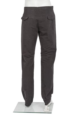 Lot 376 - A Carol Christian Poell men's slate grey cotton-blend suit, 'Dead End' collection, 2010