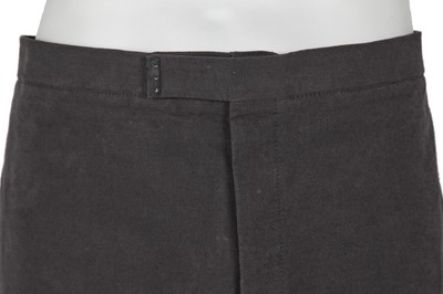 Lot 376 - A Carol Christian Poell men's slate grey cotton-blend suit, 'Dead End' collection, 2010