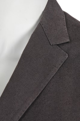 Lot 376 - A Carol Christian Poell men's slate grey cotton-blend suit, 'Dead End' collection, 2010