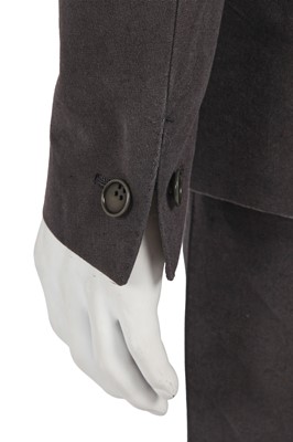Lot 376 - A Carol Christian Poell men's slate grey cotton-blend suit, 'Dead End' collection, 2010