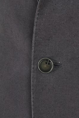 Lot 376 - A Carol Christian Poell men's slate grey cotton-blend suit, 'Dead End' collection, 2010