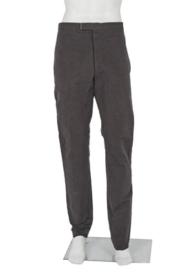 Lot 376 - A Carol Christian Poell men's slate grey cotton-blend suit, 'Dead End' collection, 2010