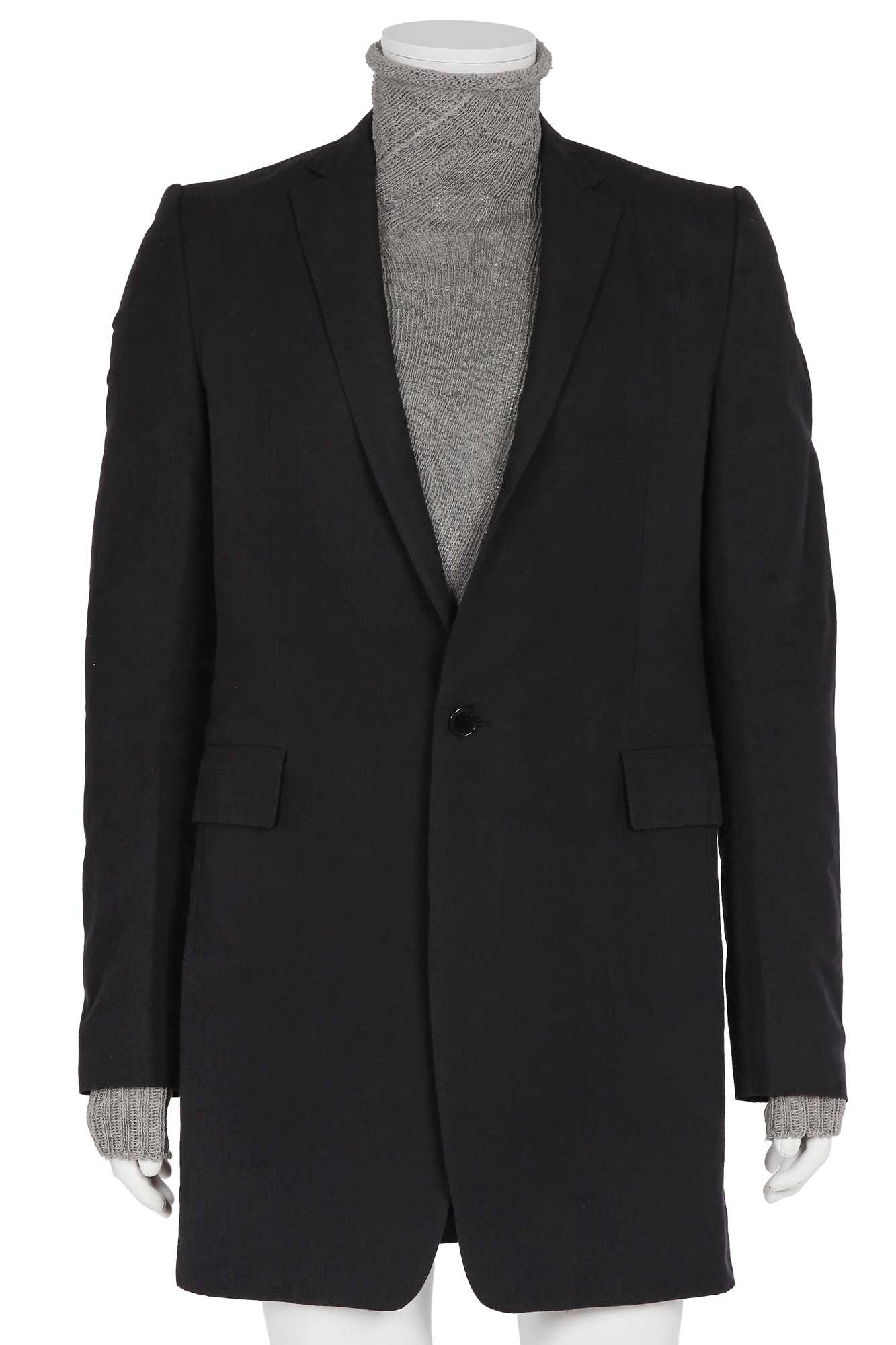 Lot 372 - A Carol Christian Poell men's coat and sweater ensemble, 'Dead End' collection, 2010