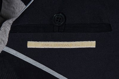 Lot 372 - A Carol Christian Poell men's coat and sweater ensemble, 'Dead End' collection, 2010