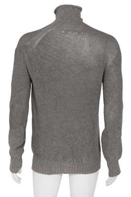 Lot 372 - A Carol Christian Poell men's coat and sweater ensemble, 'Dead End' collection, 2010