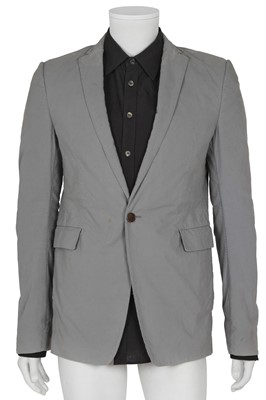 Lot 375 - A Carol Christian Poell men's garment-dyed grey cotton 'prosthetic' blazer, 'Dead End' collection, 2010