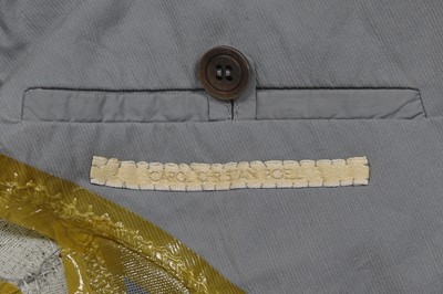 Lot 375 - A Carol Christian Poell men's garment-dyed grey cotton 'prosthetic' blazer, 'Dead End' collection, 2010