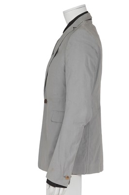 Lot 375 - A Carol Christian Poell men's garment-dyed grey cotton 'prosthetic' blazer, 'Dead End' collection, 2010