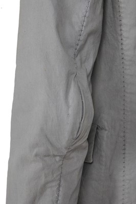 Lot 375 - A Carol Christian Poell men's garment-dyed grey cotton 'prosthetic' blazer, 'Dead End' collection, 2010