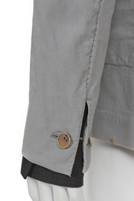 Lot 375 - A Carol Christian Poell men's garment-dyed grey cotton 'prosthetic' blazer, 'Dead End' collection, 2010