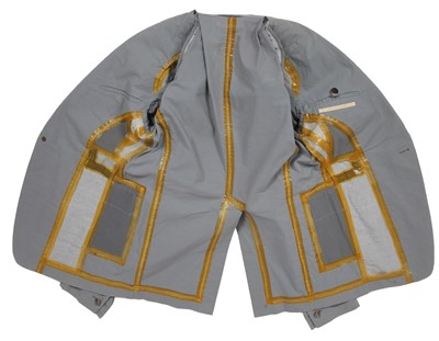 Lot 375 - A Carol Christian Poell men's garment-dyed grey cotton 'prosthetic' blazer, 'Dead End' collection, 2010