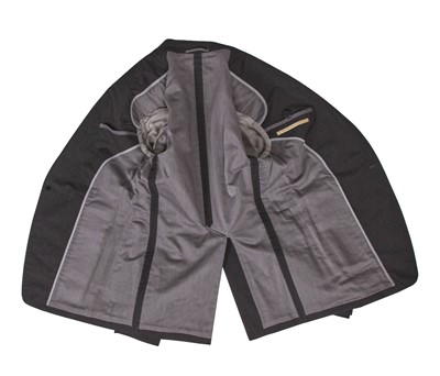 Lot 379 - A Carol Christian Poell men's charcoal cotton-blend blazer, 'Dead End' collection, 2010