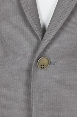 Lot 377 - A Carol Christian Poell men's grey cotton-blend mesh 'one-piece' blazer, 'Dead End' collection, 2010