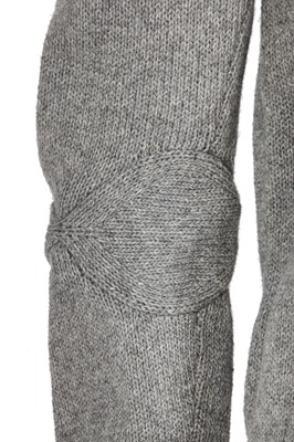 Lot 350 - A Carol Christian Poell men's grey wool sweater, 'Disjointed' collection, Autumn-Winter 2007-08