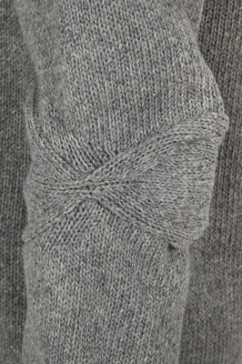 Lot 350 - A Carol Christian Poell men's grey wool sweater, 'Disjointed' collection, Autumn-Winter 2007-08
