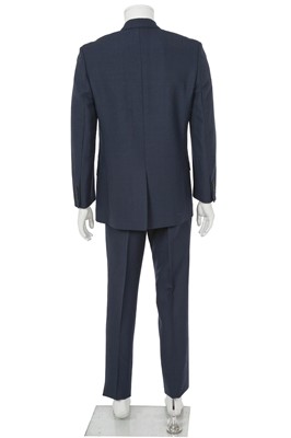 Lot 302 - A Dior Homme by Kim Jones navy blue wool suit, Autumn-Winter 2019-20