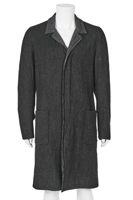 Lot 410 - A Carpe Diem men's black wool-blend coat, Autumn-Winter 2004-05