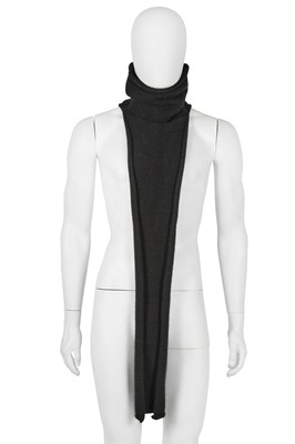 Lot 424 - A Carpe Diem men's black cashmere turtleneck scarf, Autumn-Winter 2005-06