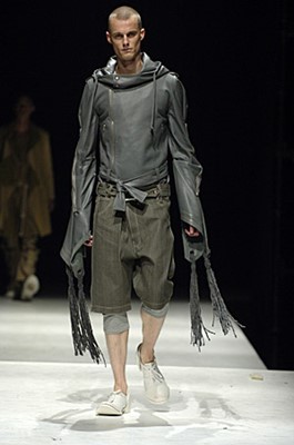 Lot 327 - A rare and early pair of Demna Gvasalia silk-blend and cotton overalls, graduate degree show, 2006