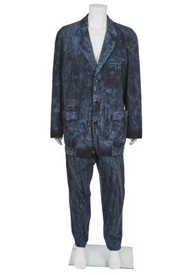 Lot 474 - An Issey Miyake men's marble-printed cotton suit, Autumn-Winter 1993-94