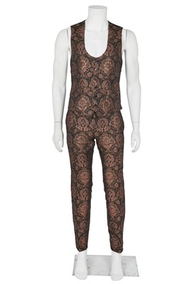 Lot 303 - A Dolce & Gabbana men's brocaded lurex three-piece-suit, circa 2019