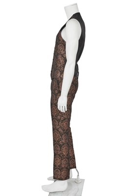 Lot 303 - A Dolce & Gabbana men's brocaded lurex three-piece-suit, circa 2019