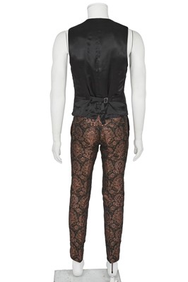 Lot 303 - A Dolce & Gabbana men's brocaded lurex three-piece-suit, circa 2019