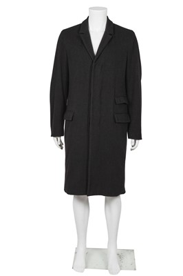 Lot 411 - A Carpe Diem men's black wool-blend coat, Autumn-Winter 2004-05