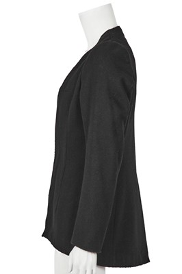 Lot 326 - A Maison Martin Margiela black fulled-wool jacket, ‘Film Super 8’ collection, Autumn-Winter 1993-94